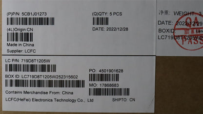 Lenovo Upper Case ASM_FRAL82SFNF_AB_BL_PC 5CB1J01273