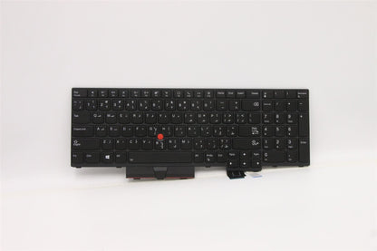 Lenovo ThinkPad T15g Gen 2 P15 Gen 2 s Keyboard Arabic Black Backlit 5N21B44370