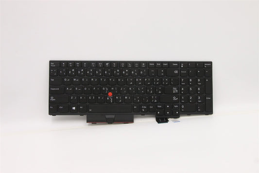 Lenovo ThinkPad T15g Gen 2 P15 Gen 2 s Keyboard Arabic Black Backlit 5N21B44370