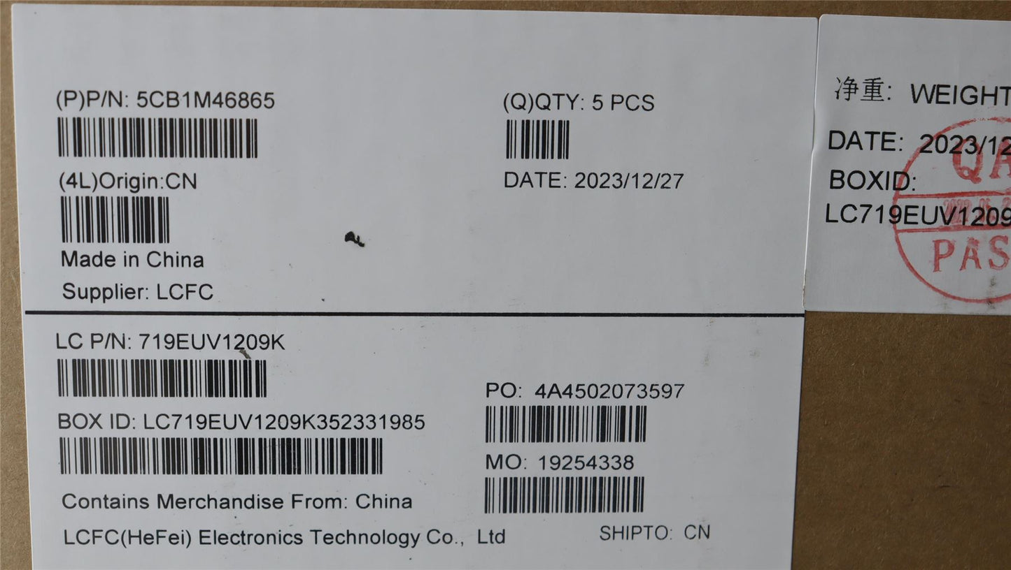 Lenovo COVER Upper Case ASM_POR L 83EMAGFP BL 5CB1M46865