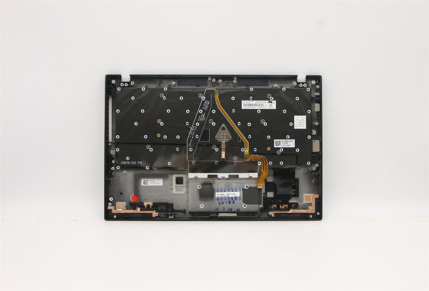 Lenovo ThinkPad X1 8th Gen Keyboard Palmrest Top Cover Greek 5M10Z27533