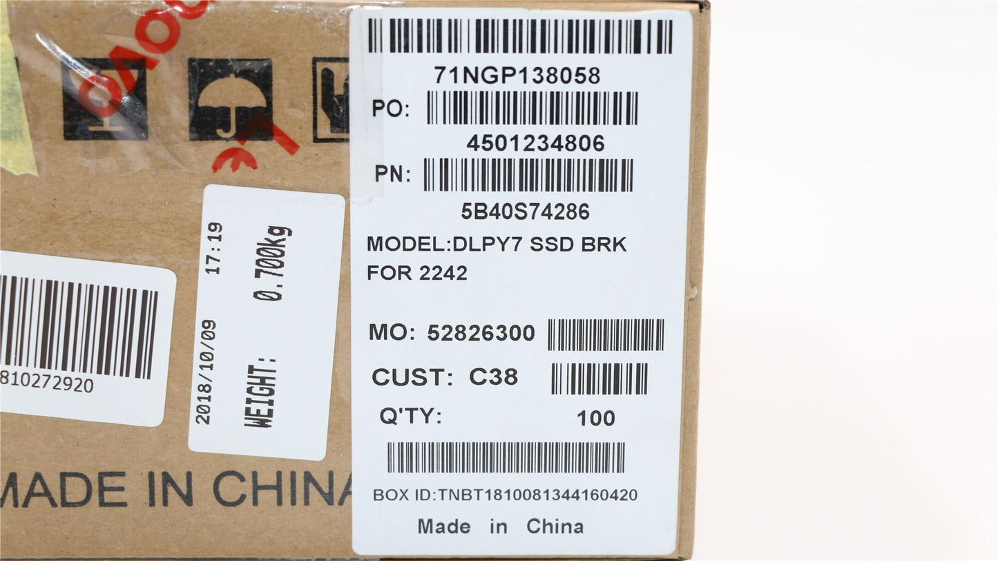 Lenovo SSD BRK FOR 2242 C 81HG 5B40S74286