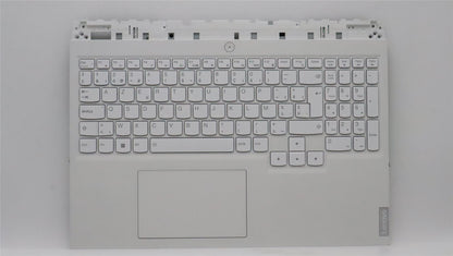 Lenovo 5 16IAH7H Palmrest Cover Touchpad Keyboard Belgian Storm Grey 5CB1F38552