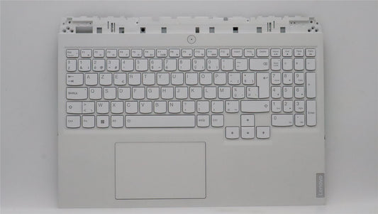 Lenovo 5 16IAH7H Palmrest Cover Touchpad Keyboard Belgian Storm Grey 5CB1F38552