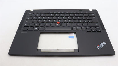 Lenovo ThinkPad X13 Gen 4 Keyboard Palmrest Top Cover Italian Black 5M11L86205