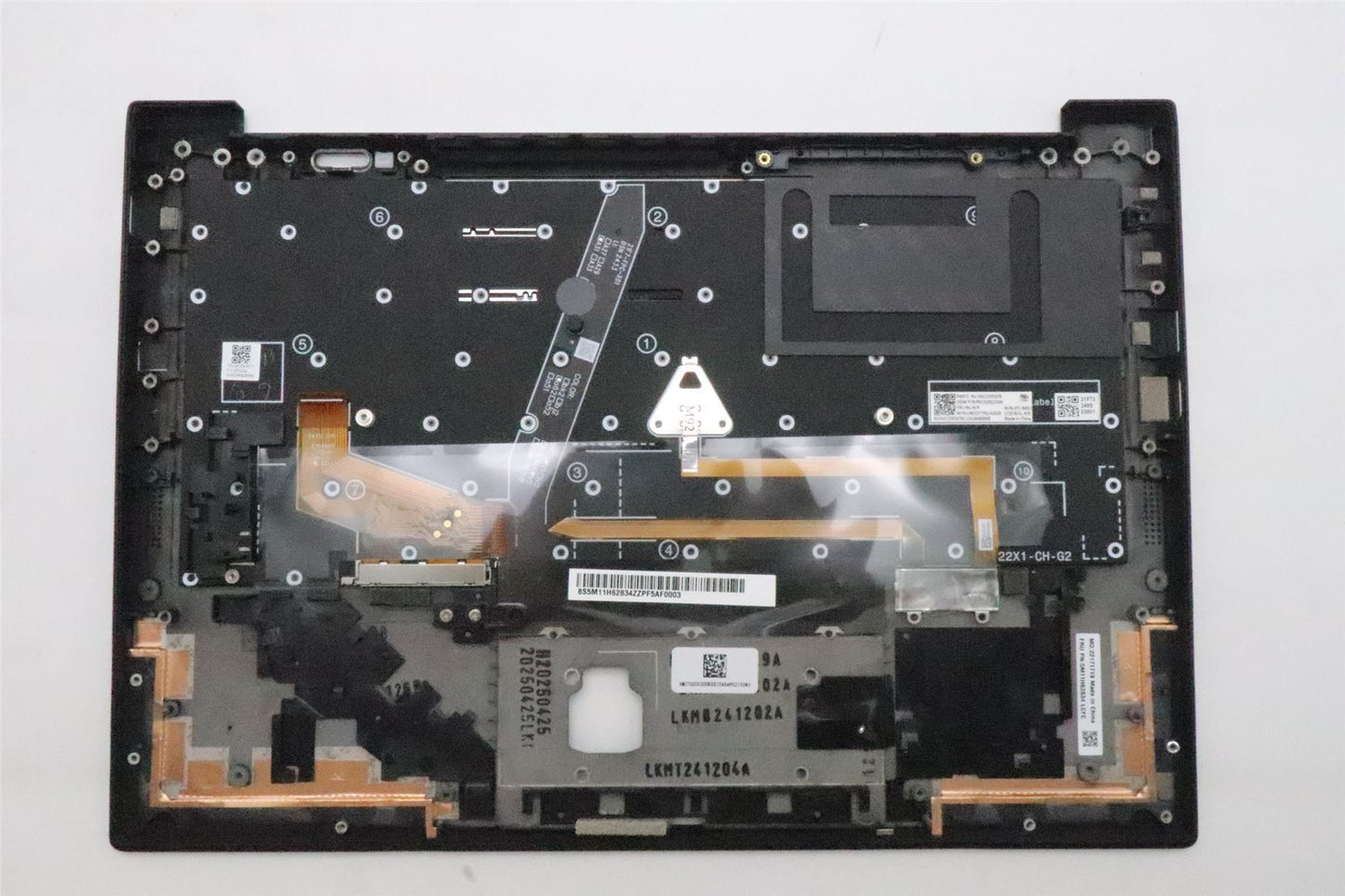 Lenovo ThinkPad X1 11th Gen Keyboard Palmrest Top Cover Russian Black 5M11H62834