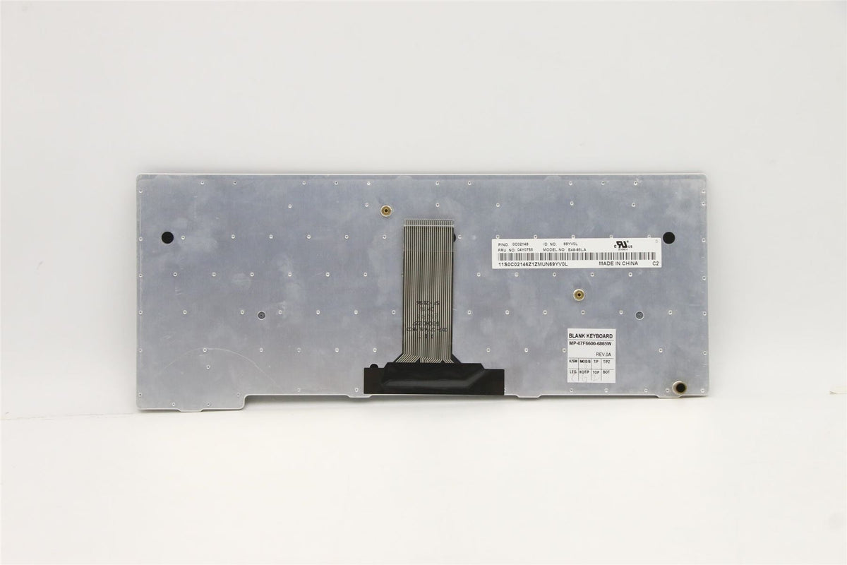 Lenovo FRU E49-KBD LAS CHY Latin American Spanish Keyboard 04Y0755