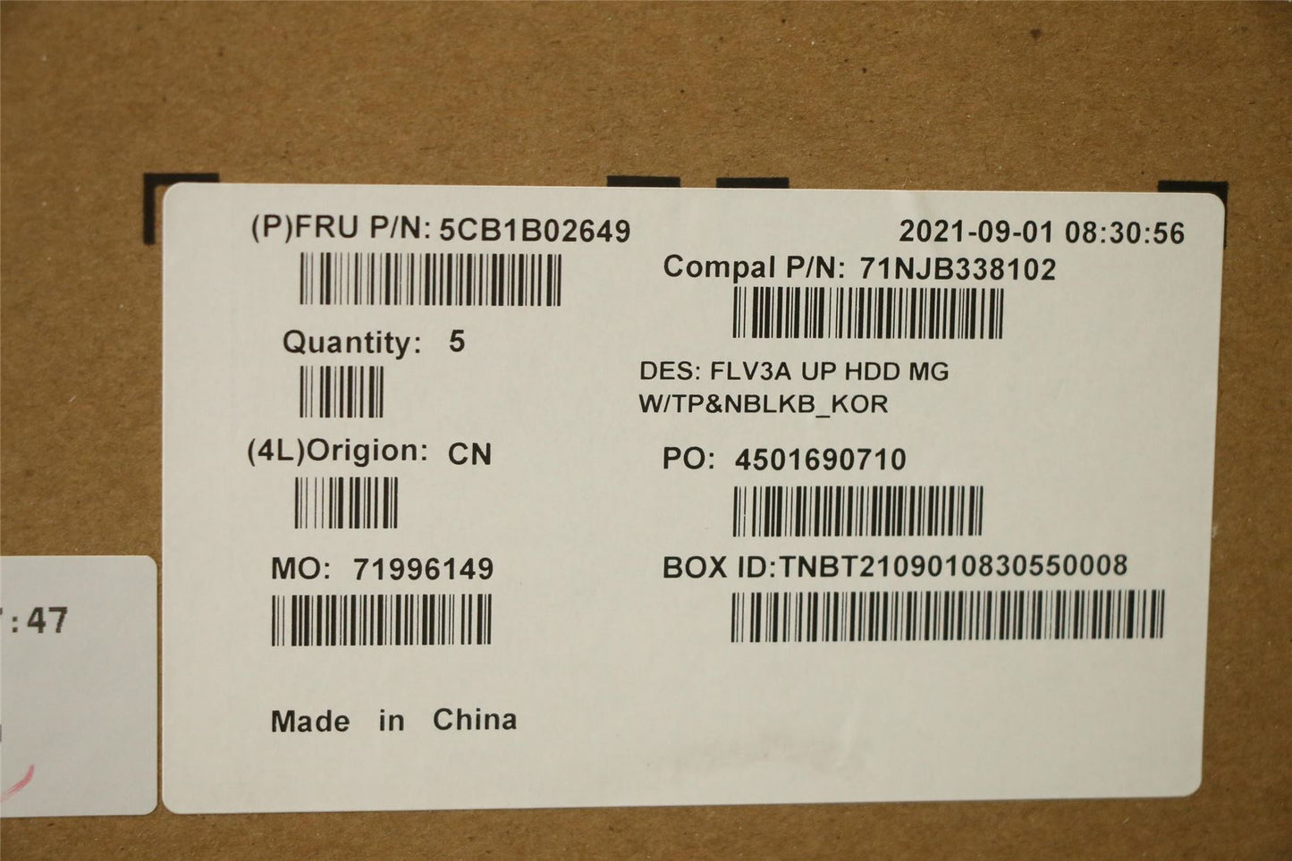 Lenovo Upper Case ASM_KOR C 20VF HDMGNBL 5CB1B02649