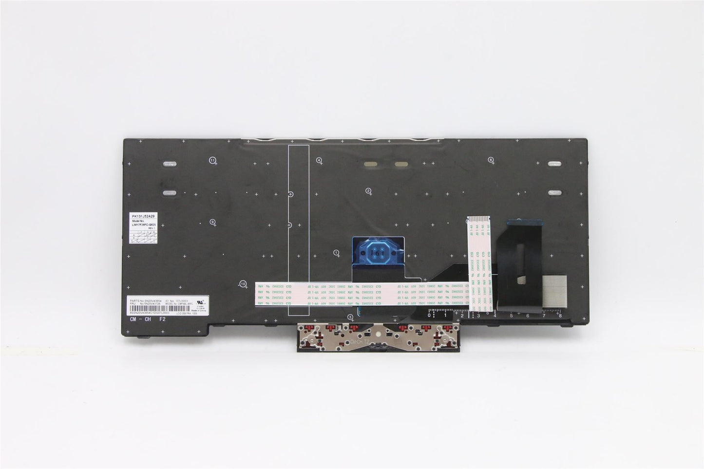 Lenovo ThinkPad P14s 2 T14 1 T14 2 Tastatur Französisch Schwarz 5N20V43726
