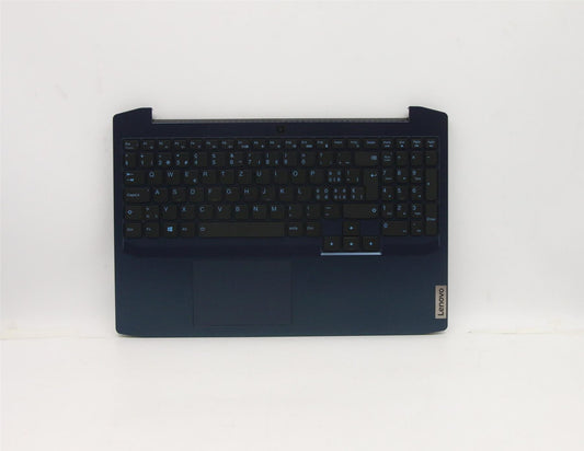 Lenovo Gaming 3-15ARH05 Keyboard Palmrest Top Cover Swiss Blue 5CB0Z37651