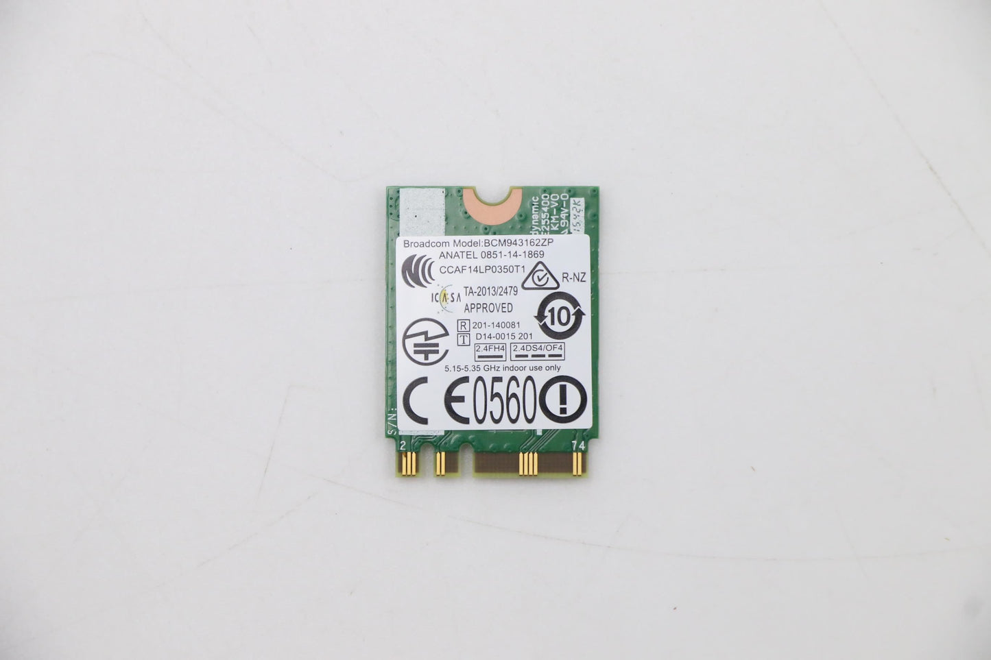 Lenovo Wireless,CMB,CBT,43162V2 Board 00JT473