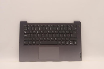 Lenovo IdeaPad 3 14IAU7 Palmrest Cover Touchpad Keyboard Nordic Black 5CB1H43481