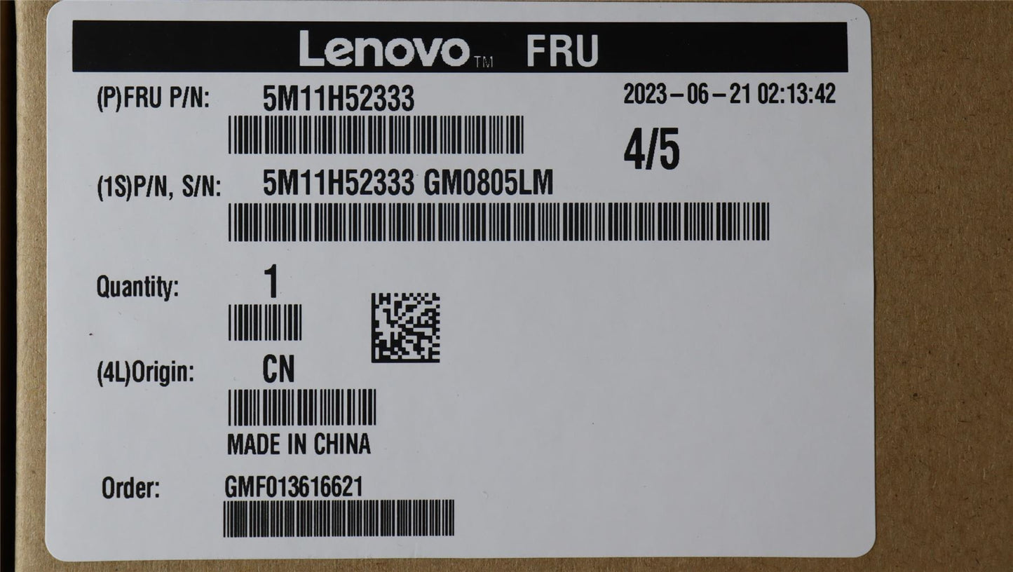 Lenovo ThinkPad T14s Gen 3 Keyboard Palmrest Top Cover US Europe 5M11H52330
