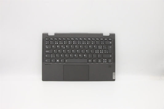 Lenovo Yoga C640-13IML Palmrest Cover Touchpad Keyboard Swiss Grey 5CB0W43778