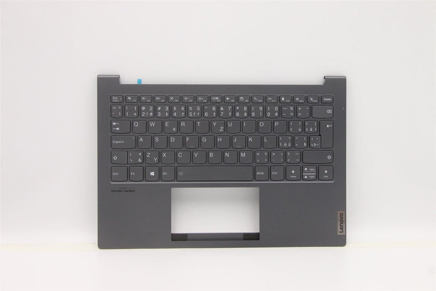 Lenovo ThinkBook 13x ITG Palmrest Cover Touchpad Keyboard Storm Grey 5CB1D66587
