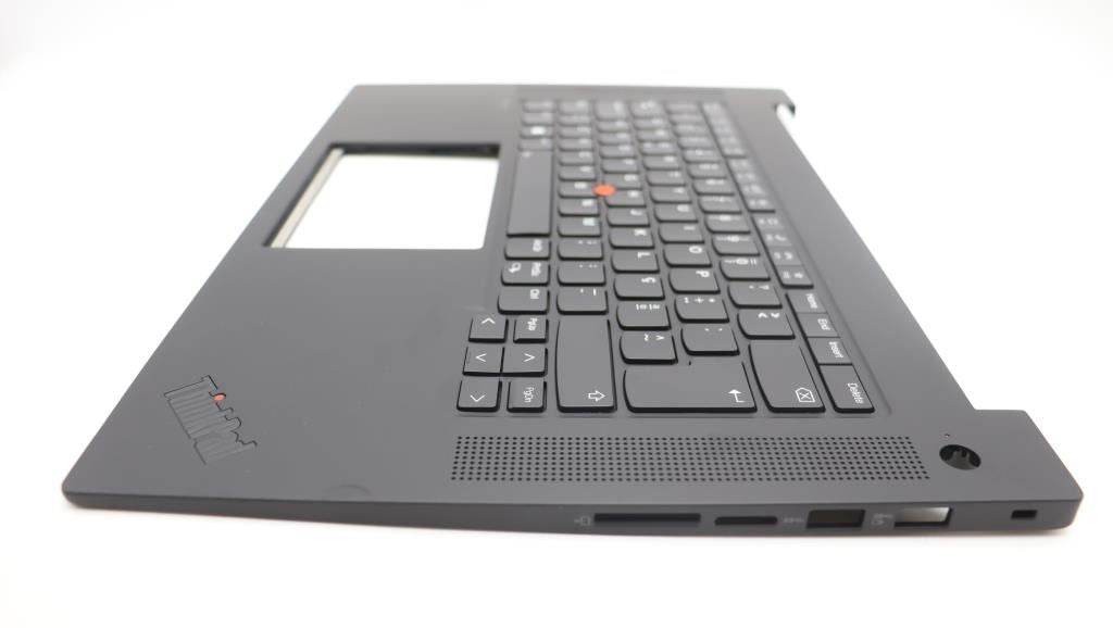 Lenovo ThinkPad P1 Gen 6 Keyboard Palmrest Top Cover Portuguese Black 5M11L89054