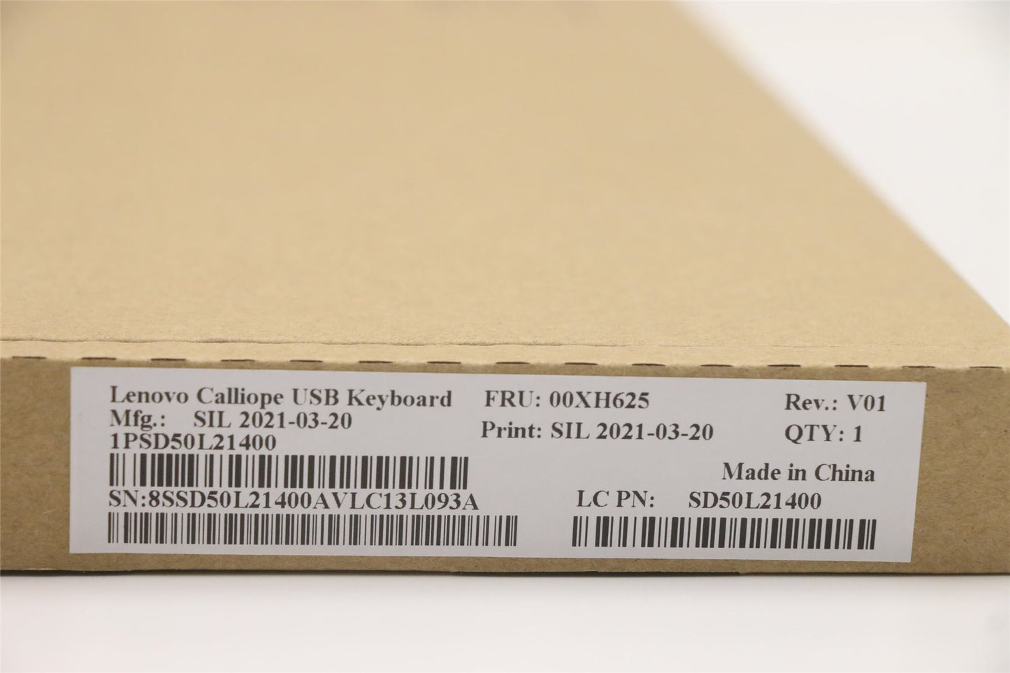 Lenovo Legion Y920T-34IKZ Y720T-34IKH Y520T-25IKL USB Wired Keyboard UK 00XH625