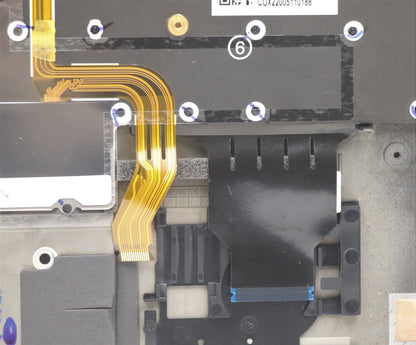 Lenovo Carbon X1 8. Tastatur-Handballenauflage, obere Abdeckung, belgisches Schwarz, 5M10Z27509