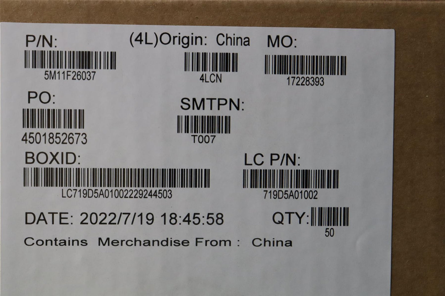 Lenovo 5M11F26037 MECH_ASM FRU T14G3_SHUTTER_DUMMY