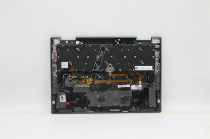 Lenovo Yoga X1 6th Keyboard Palmrest Top Cover Swedish Finnish Grey 5M11C40973