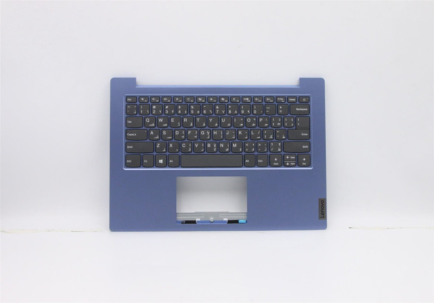 Lenovo IdeaPad 1-14IGL05 Keyboard Palmrest Top Cover Arabic Blue 5CB0X57008