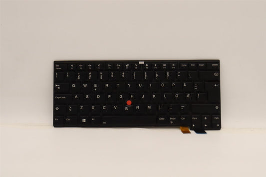 Genuine Lenovo ThinkPad T470p Keyboard Norwegian Black Backlit 01EP447 01EP488