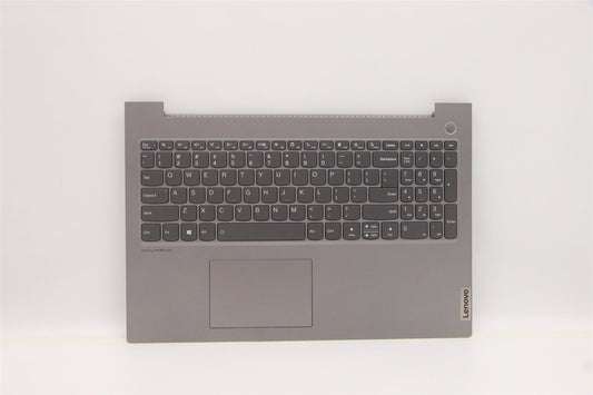 Lenovo ThinkBook 15P G2 ITH Palmrest Cover Touchpad Keyboard US Grey 5CB1D94949
