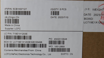 Lenovo Upper Case ASM_NORDIC L82XL FPABBL 5CB1K97127