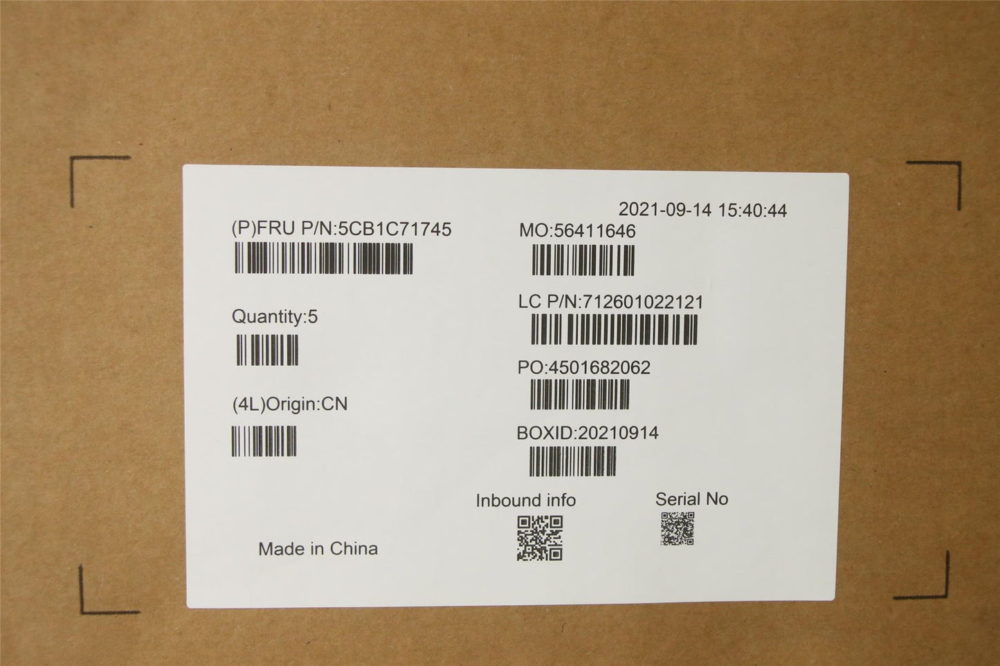 Lenovo IdeaPad 5G-14Q8X05 Palmrest Touchpad Cover Keyboard Italian 5CB1C71745