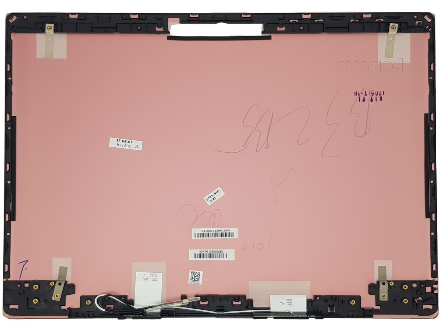 Lenovo IdeaPad 520S-14IKB LCD Cover Rear Back Housing Pink W/Antenna 5CB0P26503