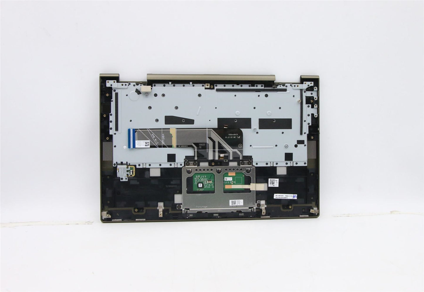 Lenovo Yoga 7-14ITL5 Keyboard Palmrest Top Cover US Dark Moss 5CB1A08879