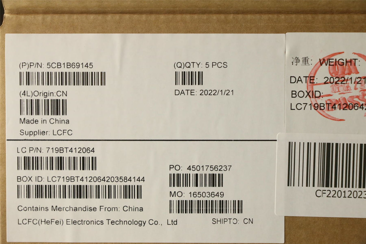 Lenovo IdeaPad 3-15ITL6 3-15ALC6 Palmrest Touchpad Cover Keyboard 5CB1B69145