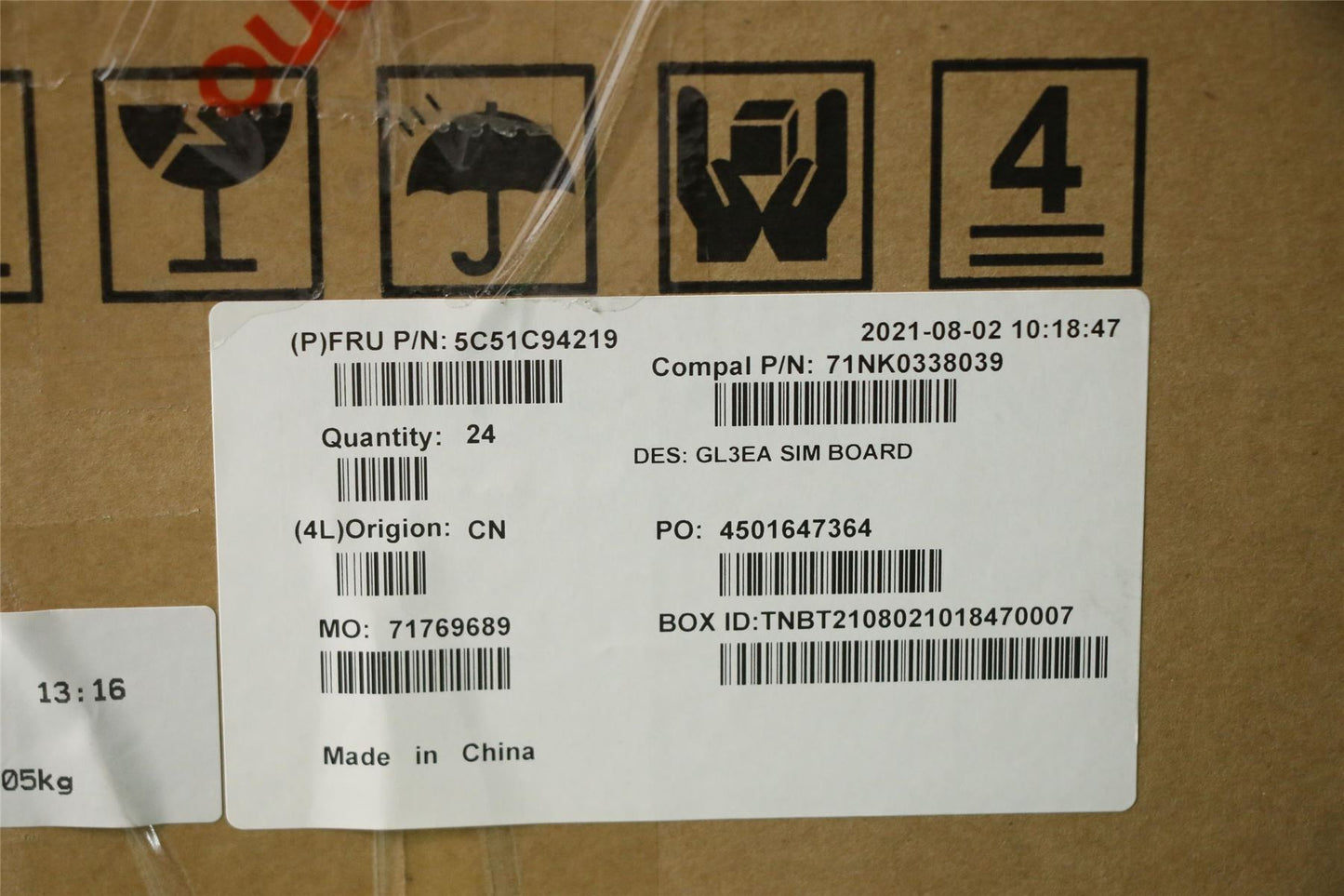 Lenovo FRU CARDPOP SIM 5C51C94219