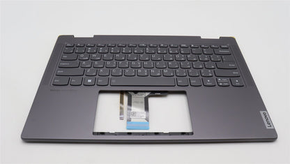 Lenovo Yoga 7 14IRL8 Keyboard Palmrest Top Cover Arabic Storm Grey 5CB1L40844