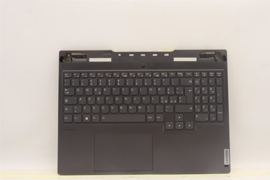 Lenovo S7 16IAH7 Palmrest Cover Touchpad Keyboard Italian Storm Grey 5CB1J04393