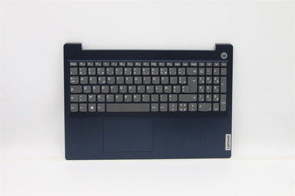 Lenovo IdeaPad 3-15ITL05 Palmrest Touchpad Cover Keyboard French Blue 5CB1C15065