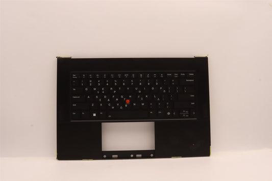 Lenovo ThinkPad Z16 Gen 1 Keyboard Palmrest Top Cover Greek Black 5M11J13364