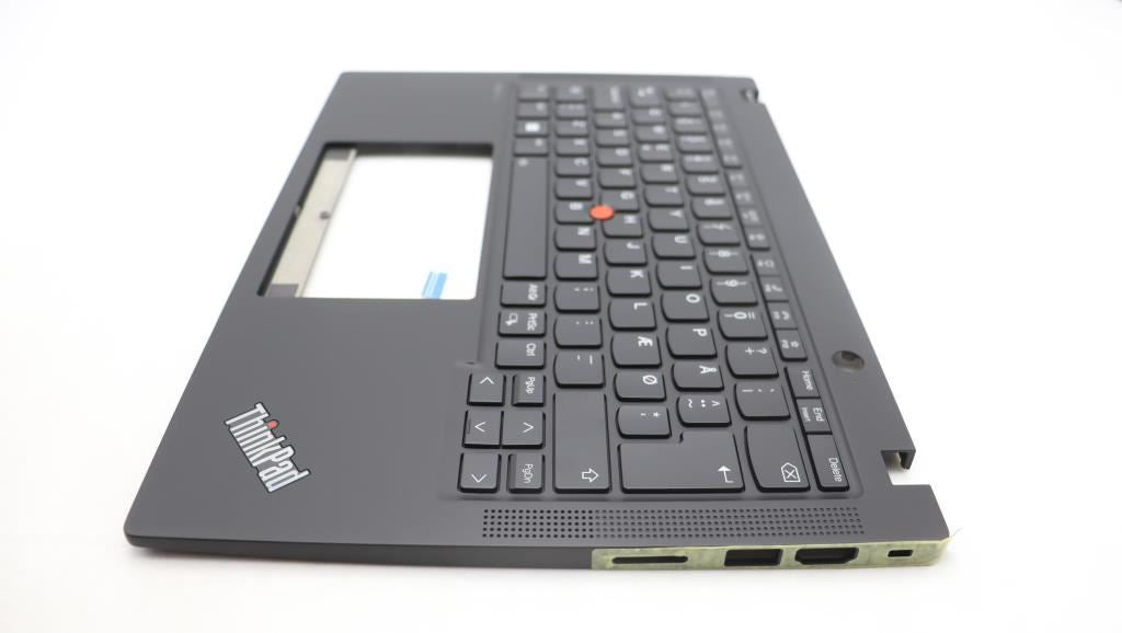 Lenovo ThinkPad X13 Gen 4 Keyboard Palmrest Top Cover Danish Black 5M11L86132
