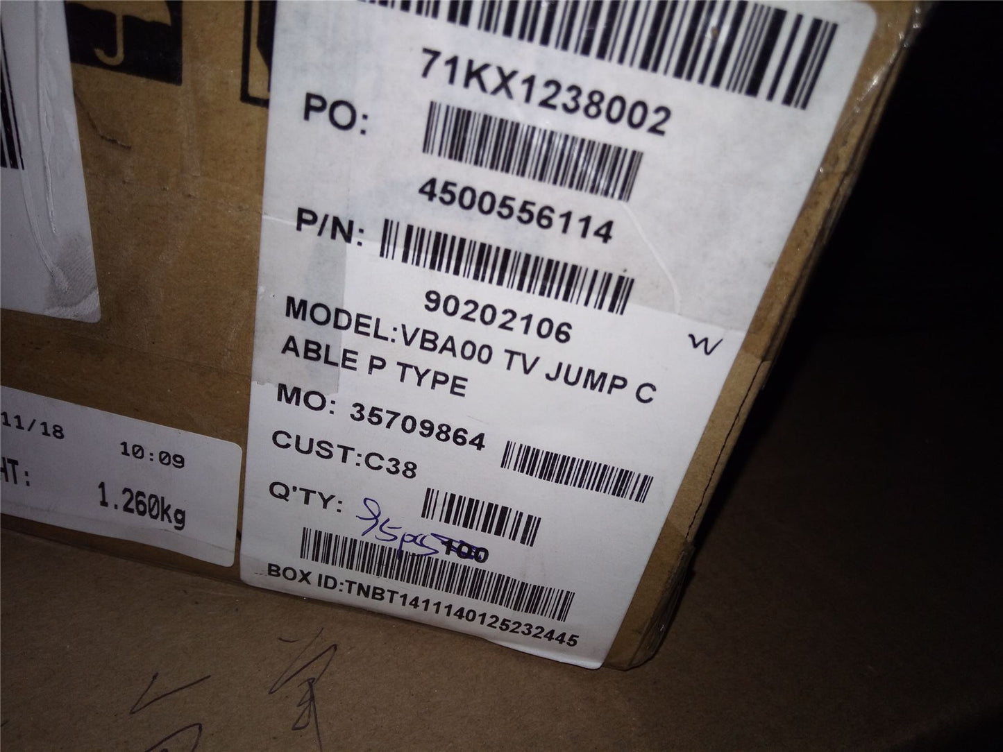 Lenovo C540 TV JUMP P TYPE Cable 90202106