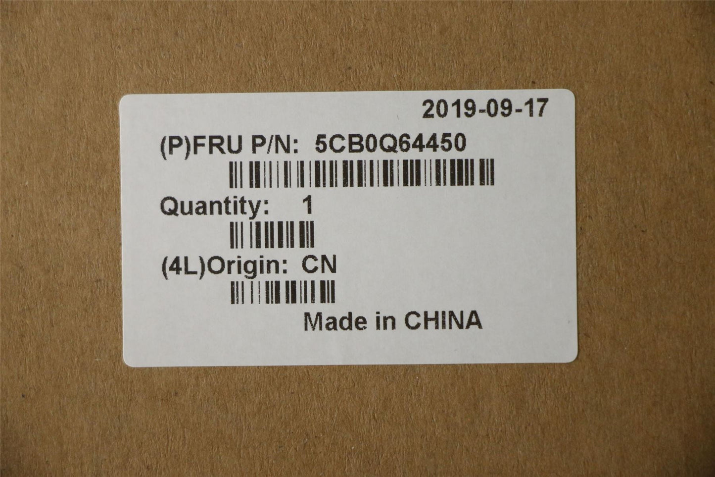 Lenovo Upper Case C81AYW/KB FP NBL IG T-CH 5CB0Q64450