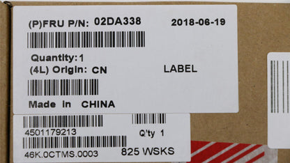 Lenovo LABEL Kylo FRU GEO Label Kit,SR 02DA338