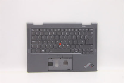 Lenovo ThinkPad X1 6th Gen Keyboard Palmrest Top Cover Estonian 5M11C41020