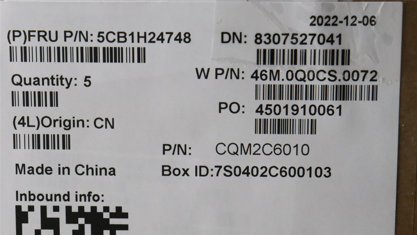 Lenovo ThinkBook 13x G2 IAP Palmrest Cover Touchpad Keyboard French 5CB1H24748