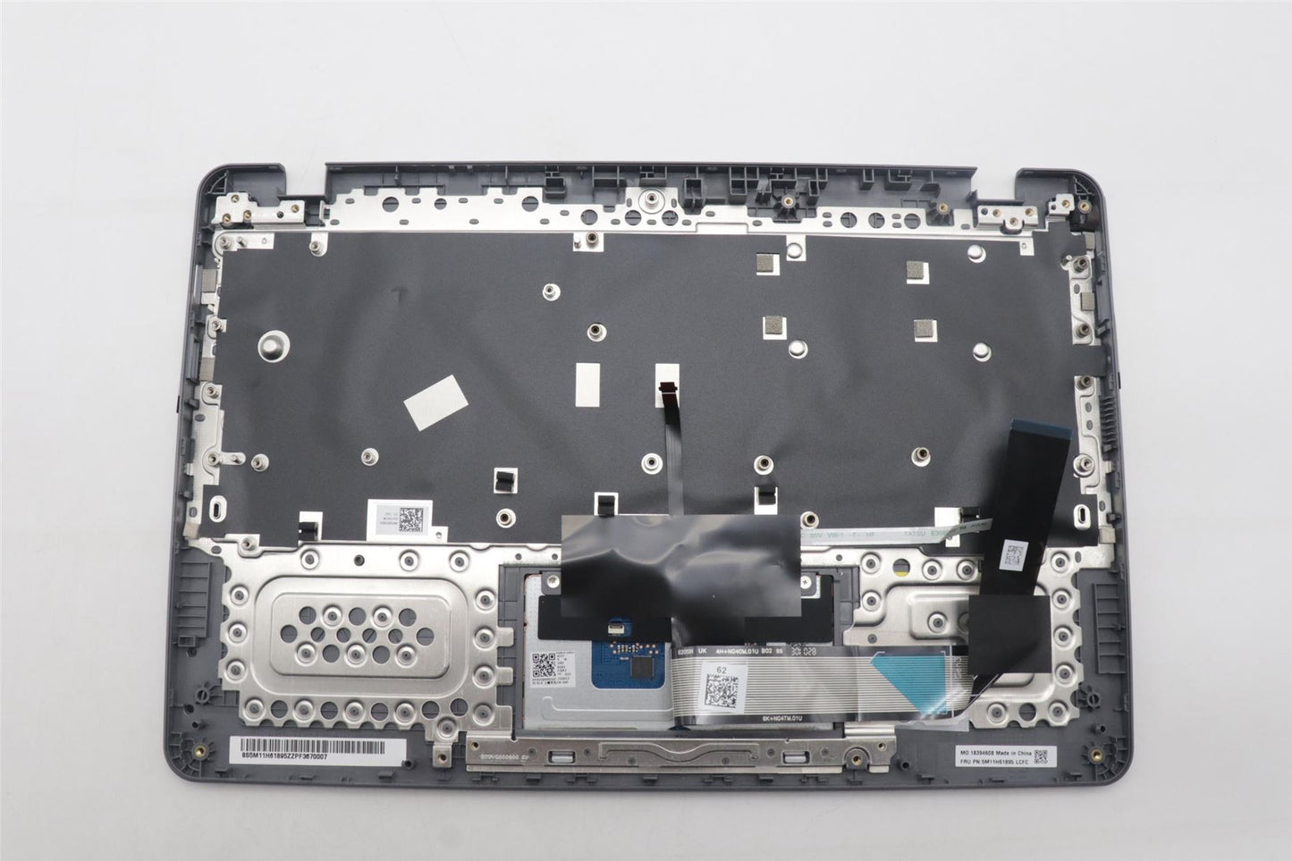 Lenovo 14e Gen3 Keyboard Palmrest Top Cover Spanish Black Backlit 5M11H61895