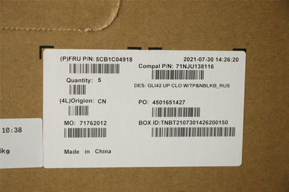 Lenovo UpperCaseASM_RUS C82L3 CloNBL 5CB1C04918