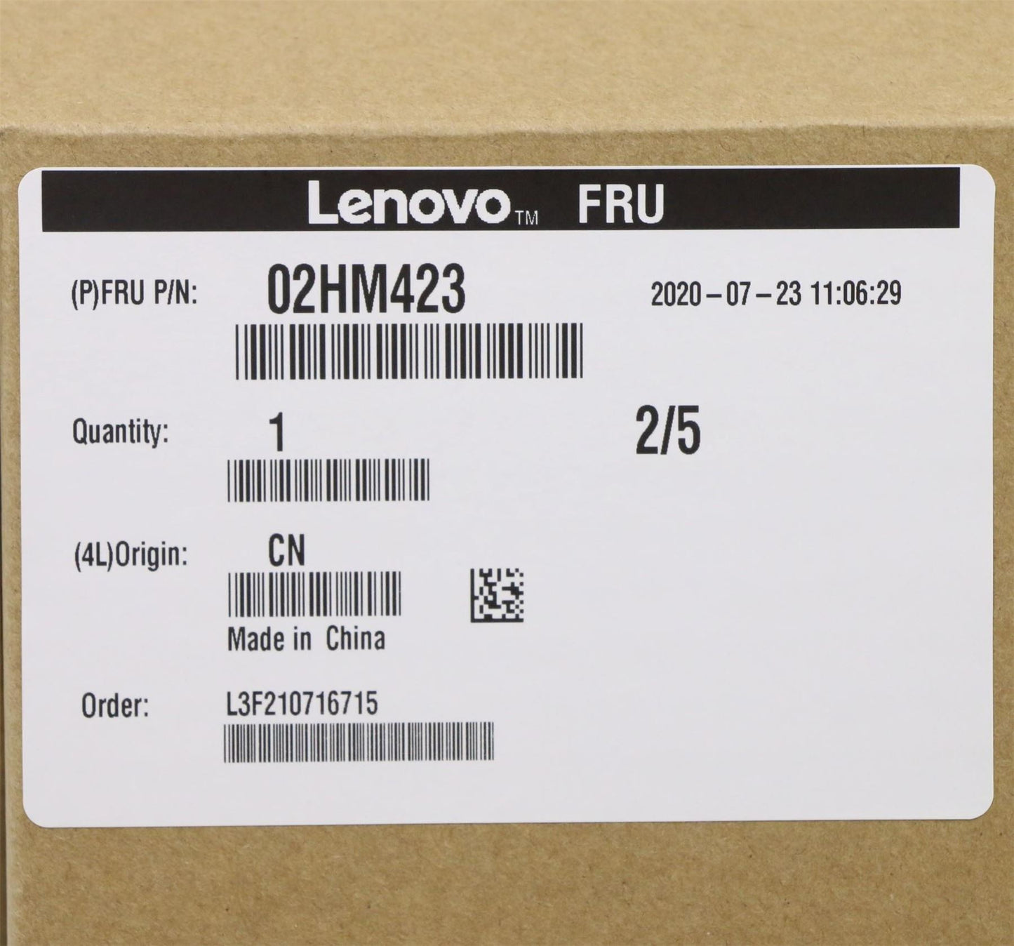 Lenovo ThinkPad T490s Keyboard Palmrest Top Cover Danish Black 02HM423