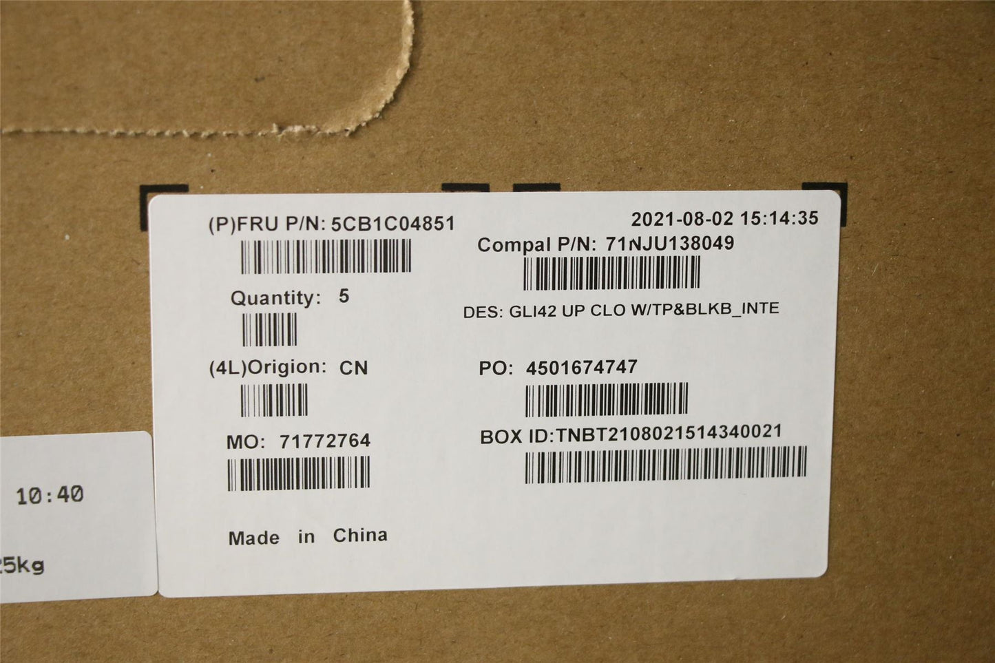 Lenovo IdeaPad 5 14ITL6 5 14ACN6 Palmrest Cover Touchpad Keyboard 5CB1C04851