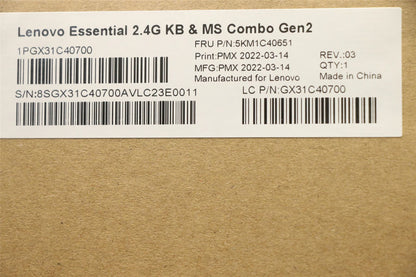 Lenovo Primax R71_G2 2.4G WTG FR 5KM1C40651