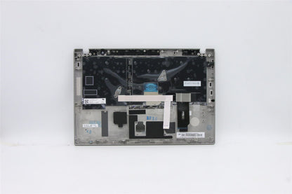 Lenovo ThinkPad T14s Keyboard Palmrest Top Cover UK Silver Backlit 5M10Z41595