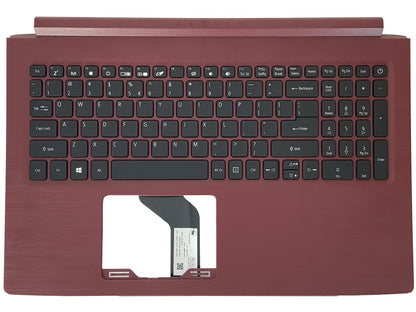 Acer Aspire A315-33 Palmrest Cover Keyboard US International Red 6B.H64N2.001